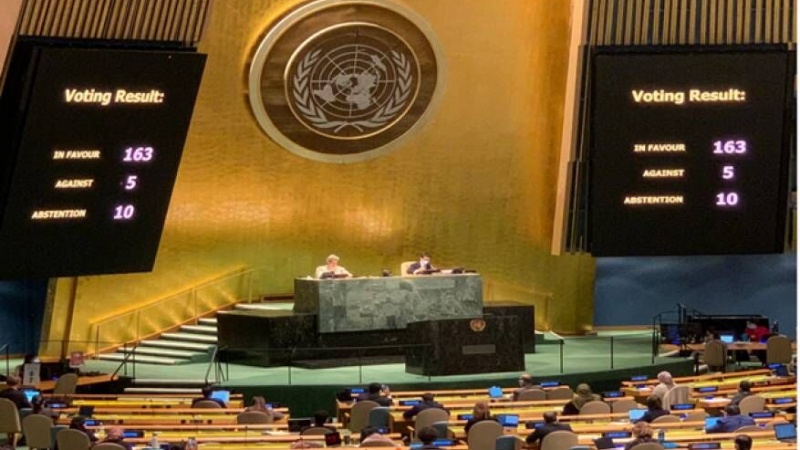 联合国通过巴勒斯坦人民的自决权利决议