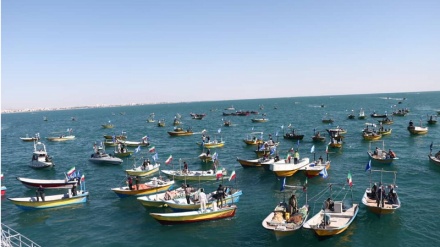 Iran, la Parata Navale del Corpo dei Basij nel Golfo Persico