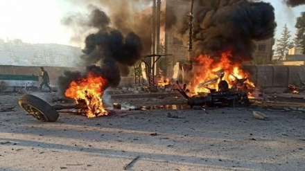 انفجار خودروی بمب گذاری شده در الحسکه سوریه 