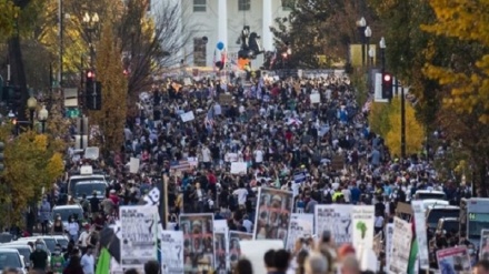 Қўшма Штатларидаги сайловлардан кейинги тартибсизликлар (видео)