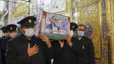 (FOTO) Iran, funerali del martire Fakhrizadeh a Mashad