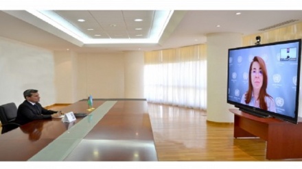 Birleşen Milletler Guramasynyň Neşe serişdeleri we jenaýatçylyk boýunça Müdirliginiň Ýerine ýetiriji direktory bilen duşuşyk