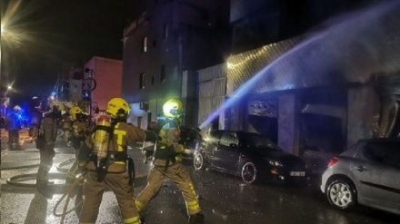 Confirman al menos 17 heridos por incendio en ciudad de España