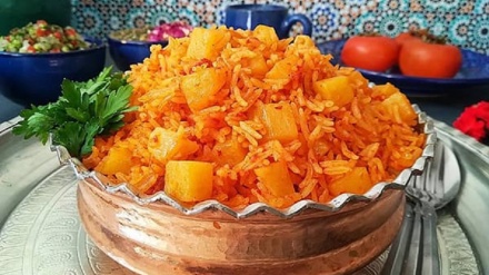 イラン料理；イラン風トマトご飯