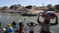 Эфиопия фуқаролик уруши қочқинлари Судан чегарасида 