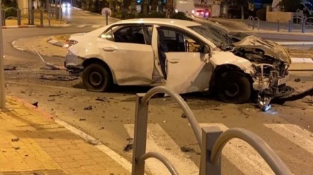 Tel Aviv'de bir araçta patlama 