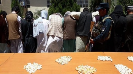 بازداشت ۱۳ تن به جرم قاچاق مواد مخدر در افغانستان 