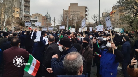 Türkiýäniň prezidentiniň separatistik sözlerine jogap hökmünde Täbriz halkynyň ýygnanyşygy