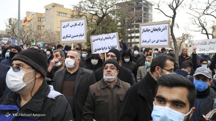 Video+Fotos: Manifestación de protesta en ciudad persa de Tabriz contra afirmaciones provocativas de Erdogan