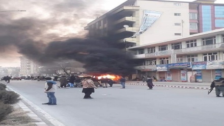 انفجار در پل سرخ کابل +تصاویر