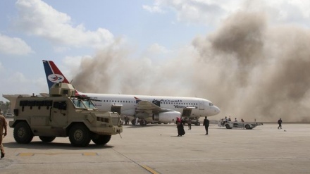 انصارالله: انفجار فرودگاه عدن ارتباطی به این جنبش ندارد