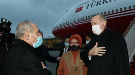 Türkiye  Cumhurbaşkanı Erdoğan Bakü'de 