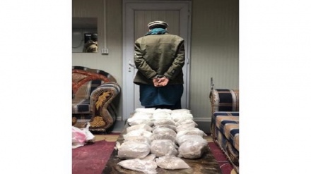 دستگیری یک قاچاقچی و کشف 25 کیلوگرم مواد مخدر در کابل