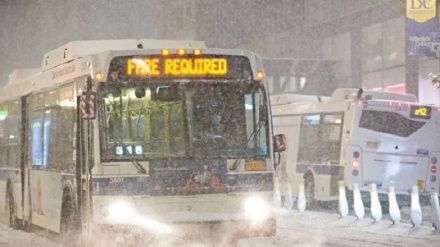 Usa, tempesta di neve a New York