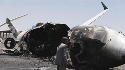 New Saudi-led coalition airstrikes on Sana'a airport out of despair, confusion: Ansarullah
