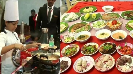 د هندوستان جینۍ ۴۶ ډوله خواړه پاخه کړل 