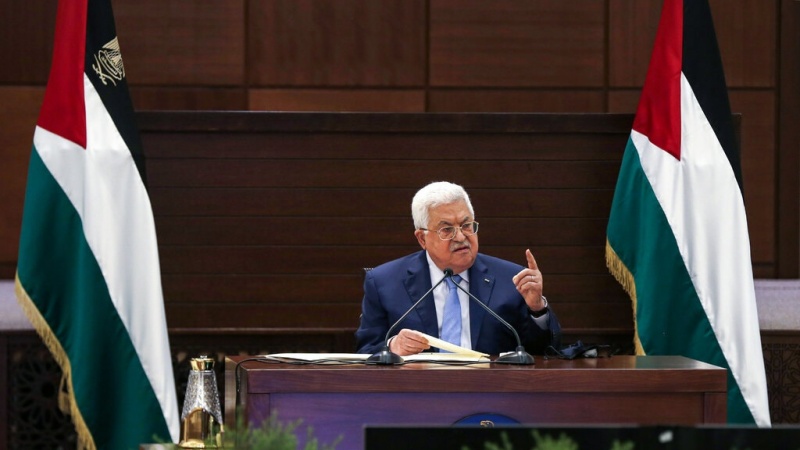 Pemimpin Otorita Ramallah Palestina Mahmoud Abbas