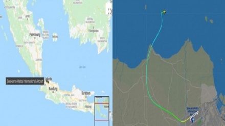 (VIDEO) Il momento in cui l'aereo indonesiano scompare dal radar (fatto)