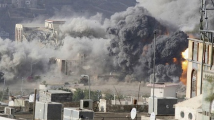 تداوم حملات جنگنده های سعودی به مناطق مختلف یمن 