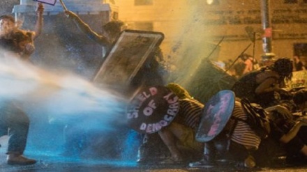 Хушунати полис ва нерӯҳои амниятии режими саҳюнистӣ бо муътаризони исроилӣ