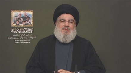 Hezbollah's leader reiterates path of resistance as response for Lt. Gen. Suleimani martyrdom