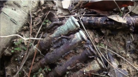 沖縄の世界遺産候補地で、米軍の実弾を発見