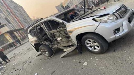 انفجار ماین در ناحیه ششم شهر کابل+صوت