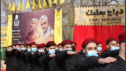 Hezbolá conmemora aniversario del asesinato de Soleimani(Video+Fotos)