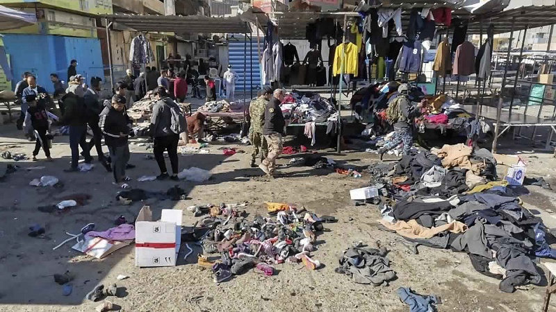 در دو انفجار تروریستی داعش در بغداد 142 نفر کشته و زخمی شدند
