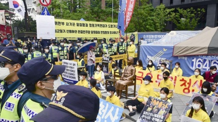 「水曜集会」開始２９年　韓国団体が慰安婦訴訟の公正な判決求める