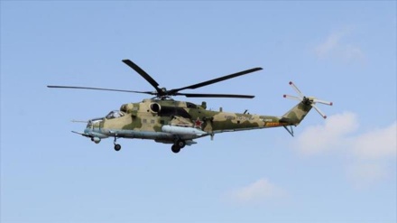 Rusia ve “deliberado” el derribo de su helicóptero por Azerbaiyán