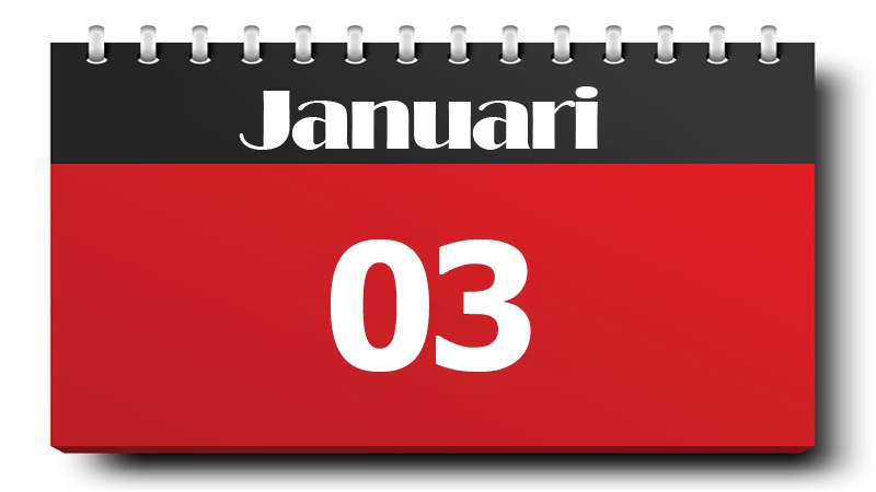 Lintasan Sejarah 3 Januari 2021