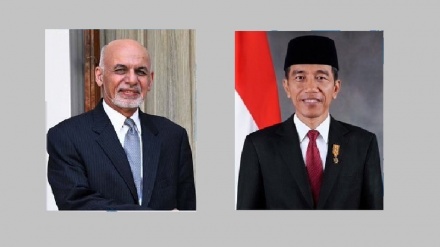 روند صلح افغانستان، محور رایزنی اشرف غنی و رئیس جمهور اندونزی