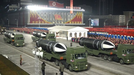  رونمایی کره شمالی از یک موشک بالستیک جدید