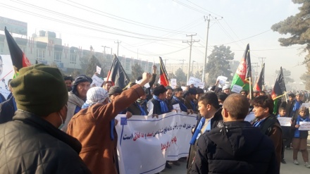 تظاهرات علیه فساد اداری در ولایت بلخ 