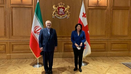 Incontro Zarif  con il presidente della Georgia