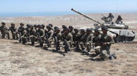 Azerbaycan cumhuriyeti askerleri “kış tatbikatı” için Kars’ta