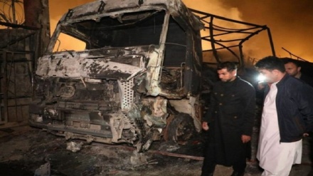 خسارت صدها میلیون دلاری  بازرگانان افغان در آتش‌سوزی گمرک اسلام‌قلعه