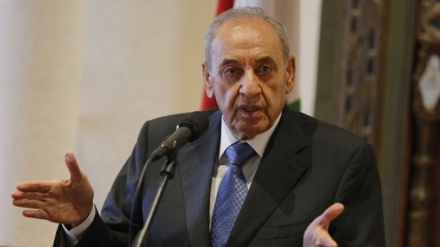 تاکید رئیس پارلمان لبنان بر تشکیل سریعتر دولت