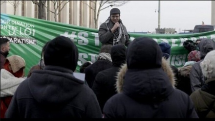 Fransa'da İslamofobi ve 'ayrılıkçı yasa tasarısı' protestosu