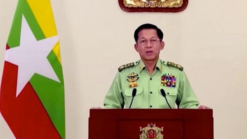 ミャンマー国軍のゾー・ミン・トゥン報道官