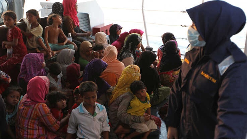 Pengungsi Muslim Rohingya di Malaysia.