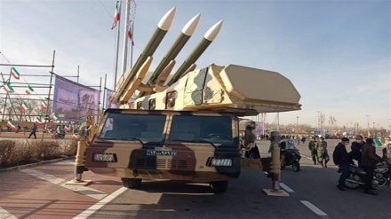 Iranian missile system used in downing US drone on display in Tehran