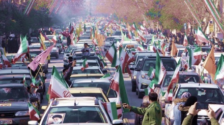 Iranians celebrating 42nd anniversary of victory of Islamic Revolution
