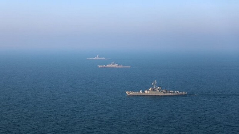 ناوگروه نیروی دریایی هند به رزمایش مرکب امنیت دریایی ملحق شد