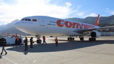 Plane carrying Iranian refinery materials lands in Venezuela: Report