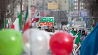 イラン全国で、イスラム革命42周年の祝賀行事