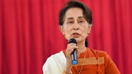 Myanmar's military says has 'detained' Aung San Suu Kyi
