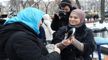 برگزاری پویش معرفی حجاب در اوکراین