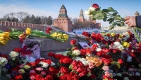 Москва шаҳрида Россия ҳукумати оппозицияси раҳбари Борис Немцов вафот этганининг олтинчи йиллигини хотиралдаш  